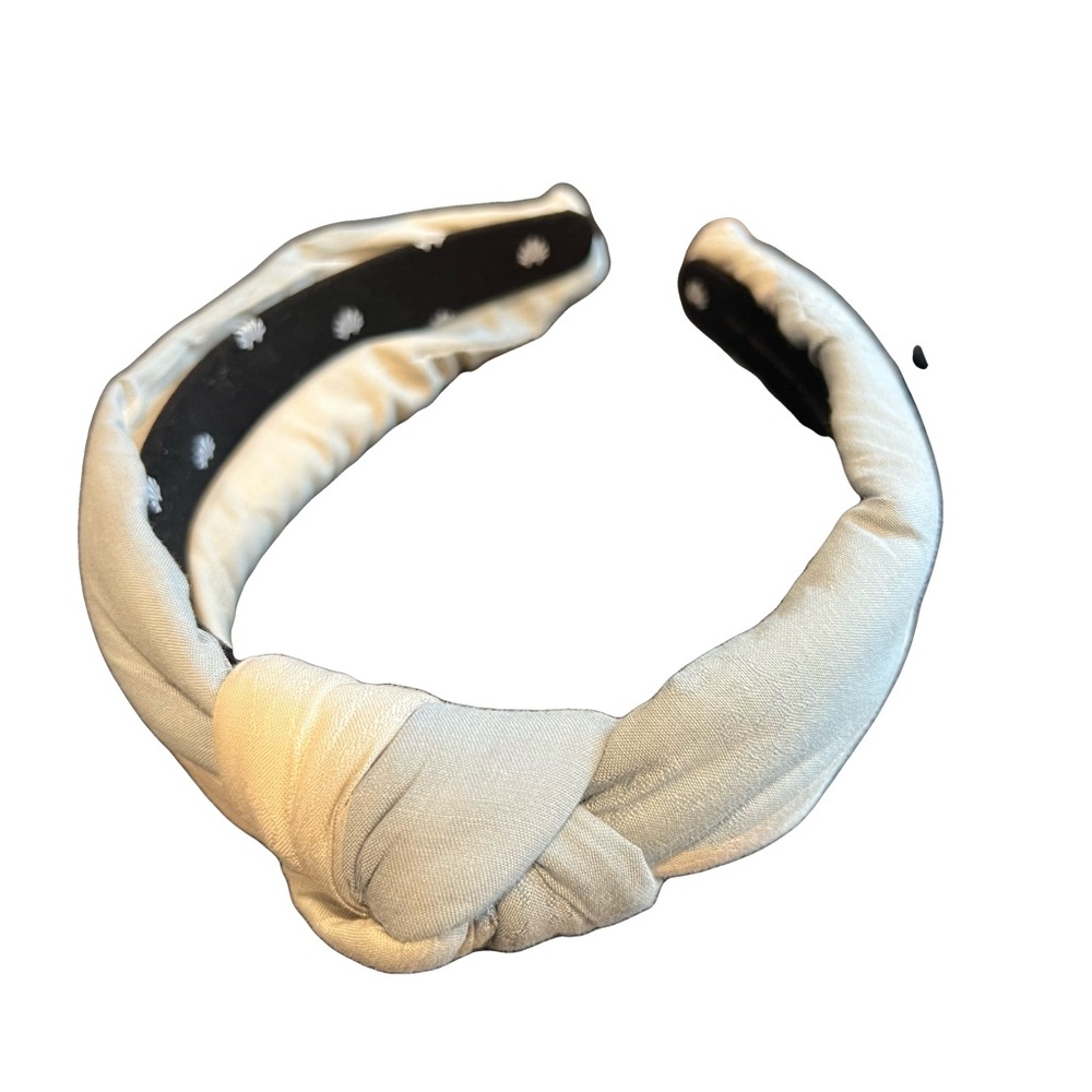 Lele Sadoughi x LoveShackFancy headband denim blue damask one size limited